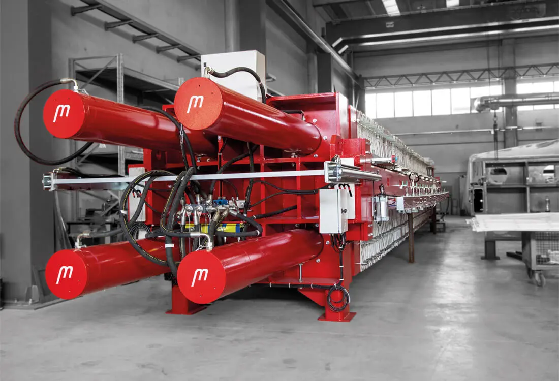 Filter Press, dewatering of industrial sludge | Matec Industries